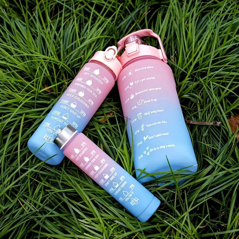 3Pcs Set Large Capacity Sports Water Bottle