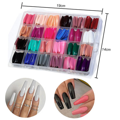 Artificial Nails Tips Pack Of 576 Nails 💅✨