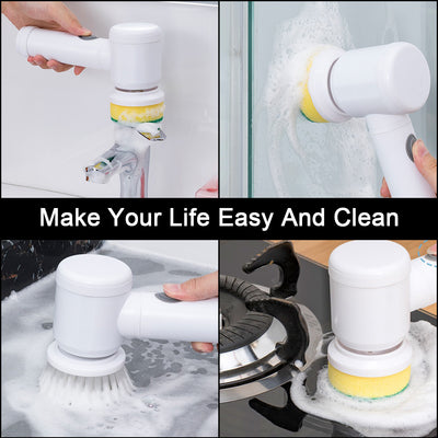 5-in-1 Electric Cleaning Brush Cleaner