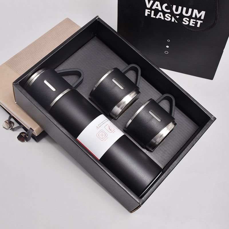 500ML Stainless Steel Vacuum Flask Gift Set