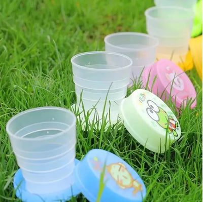 6 pcs Portable Folding Drinking Magic Cup For Travel