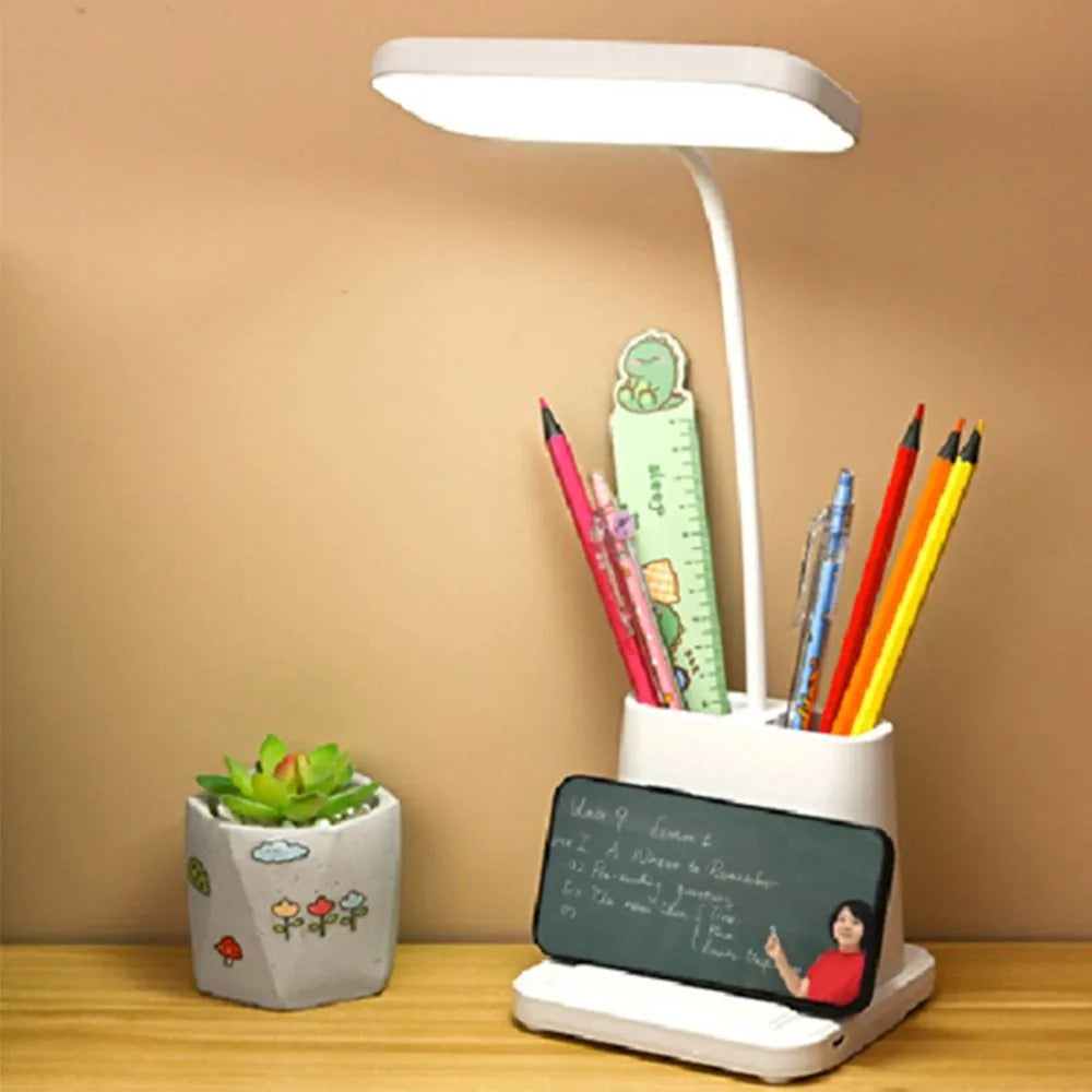 USB RECHARGEABLE LED TABLE LAMP EYE PROTECTION DASK LAMP