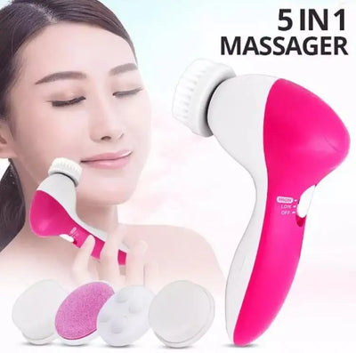 5 In 1 Face Massager Facial Cleanser Skin Care Treatment