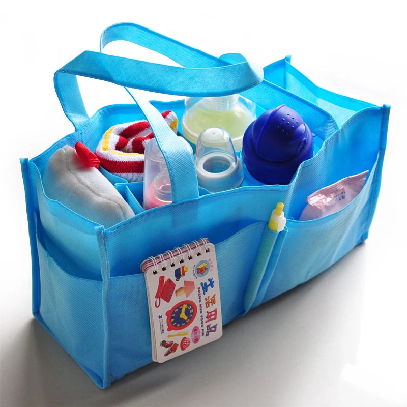 Baby Diaper Caddy Organizer, Foldable Storage Bag