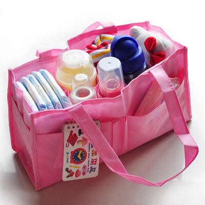 Baby Diaper Caddy Organizer, Foldable Storage Bag