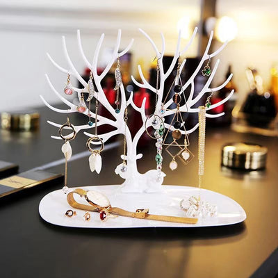 Jewelry Display Stand Tray Tree Storage Rack