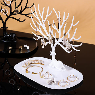 Jewelry Display Stand Tray Tree Storage Rack