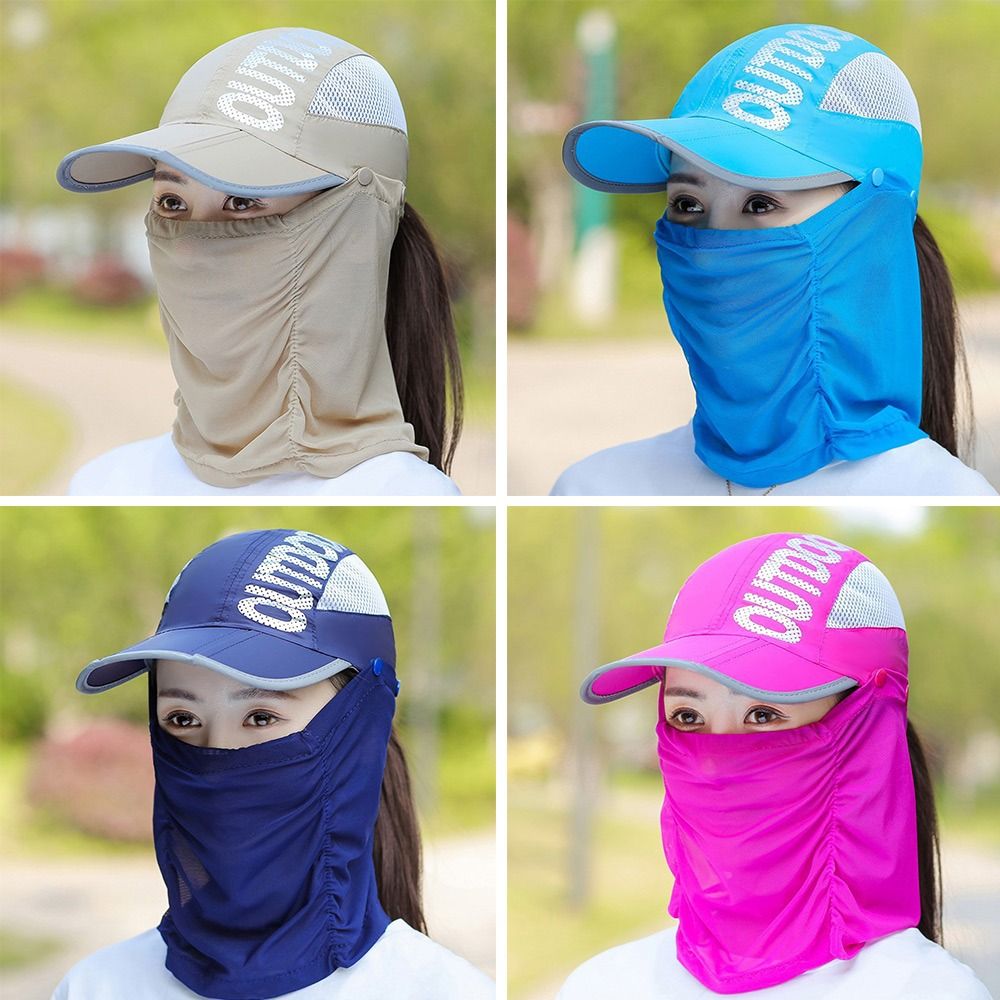 Summer Cap With Detachable Mask