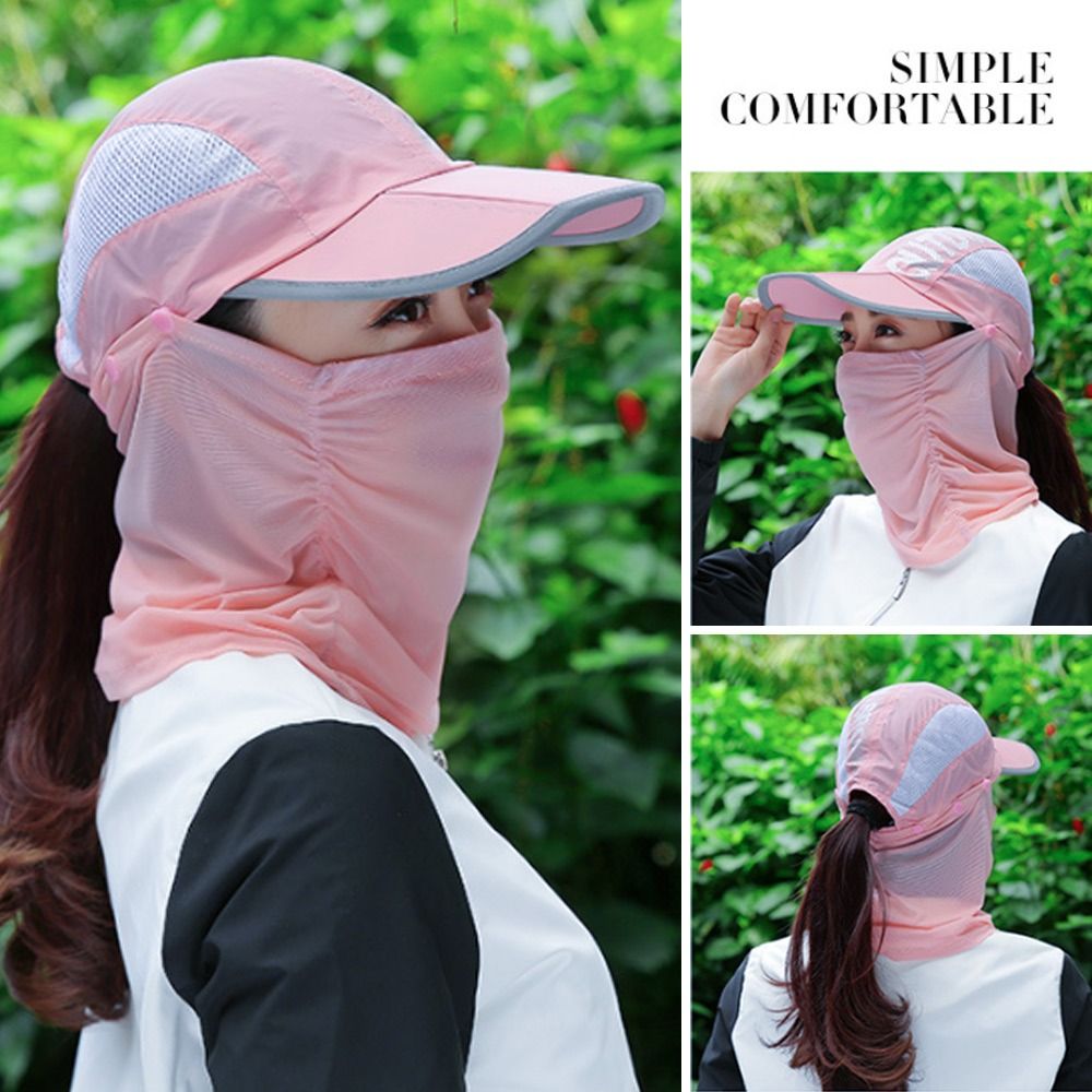 Summer Cap With Detachable Mask