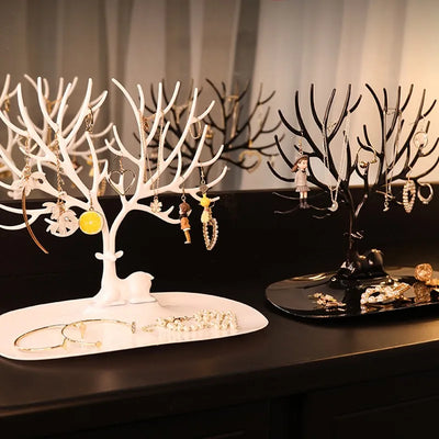 Jewelry Display Stand Tray Tree Storage Rack