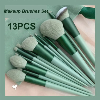 Makeup Brushes Set Bag 13 PCS