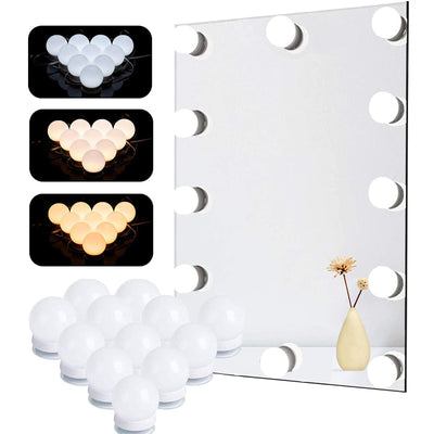 LED Light Makeup Mirror Bulbs Vanity Lights (10 Bulbs)