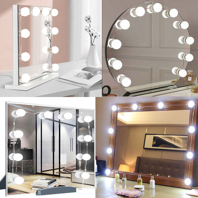 LED Light Makeup Mirror Bulbs Vanity Lights (10 Bulbs)