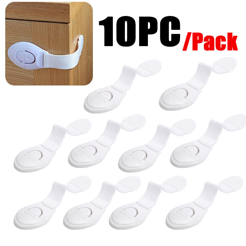 10pcs Child Safety Cabinet Lock Baby Proof Security Protector