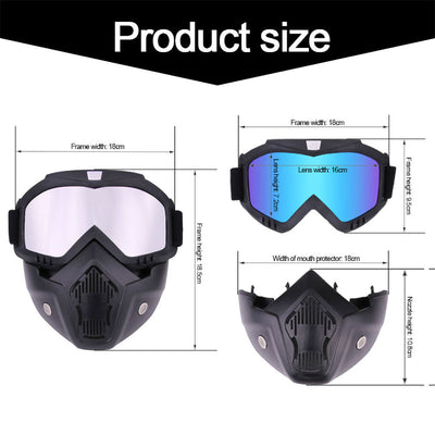 Bike Face Helmet Mask For Bikers