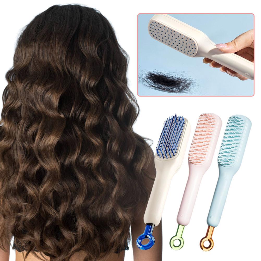 Self Cleaning Hair Comb For Women