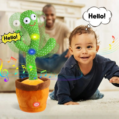 Rechargeable Dancing Cactus Toy with 120 Songs and Voice Repeat Function🌵🎵