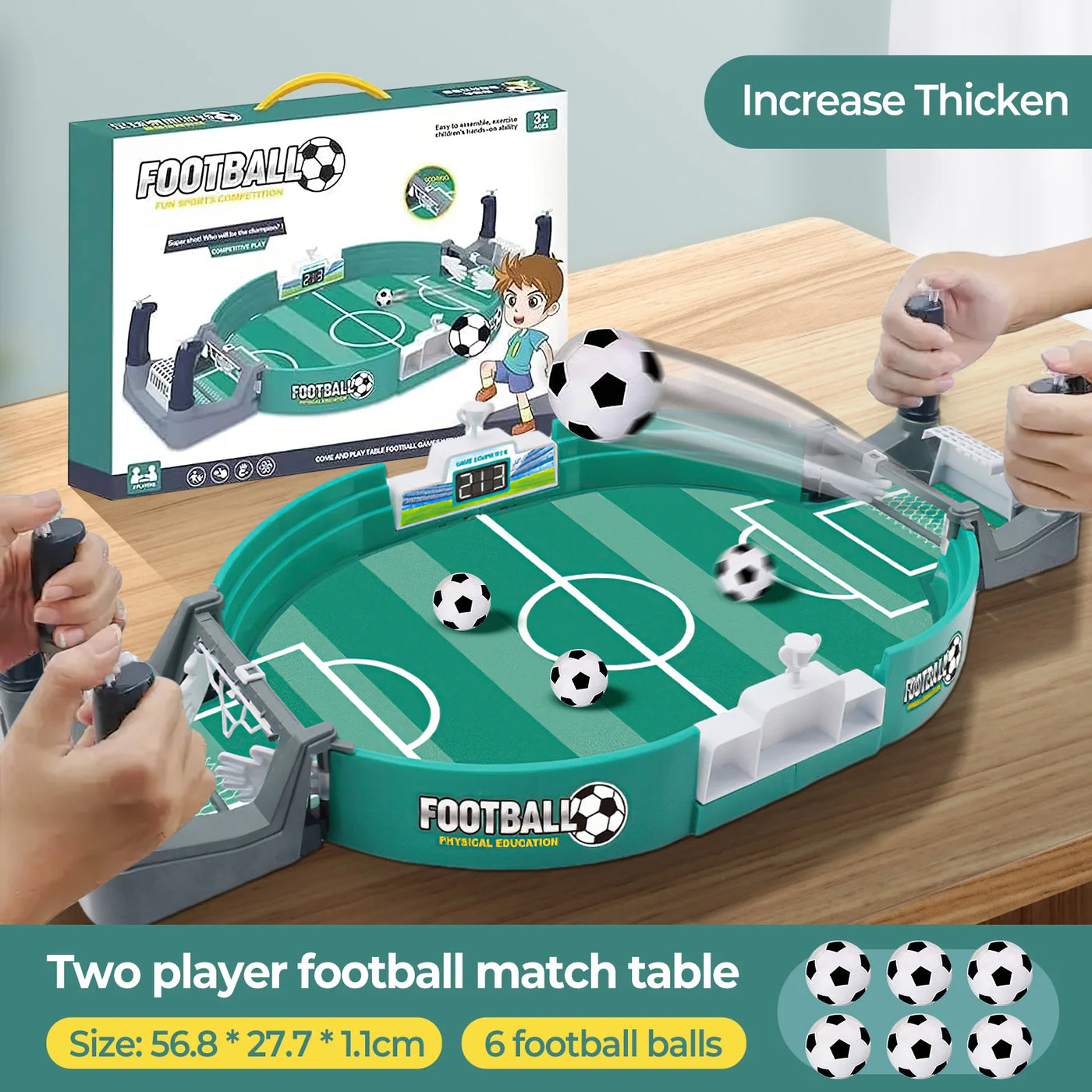 Soccer Table Football Board Game For Kids Brain Game