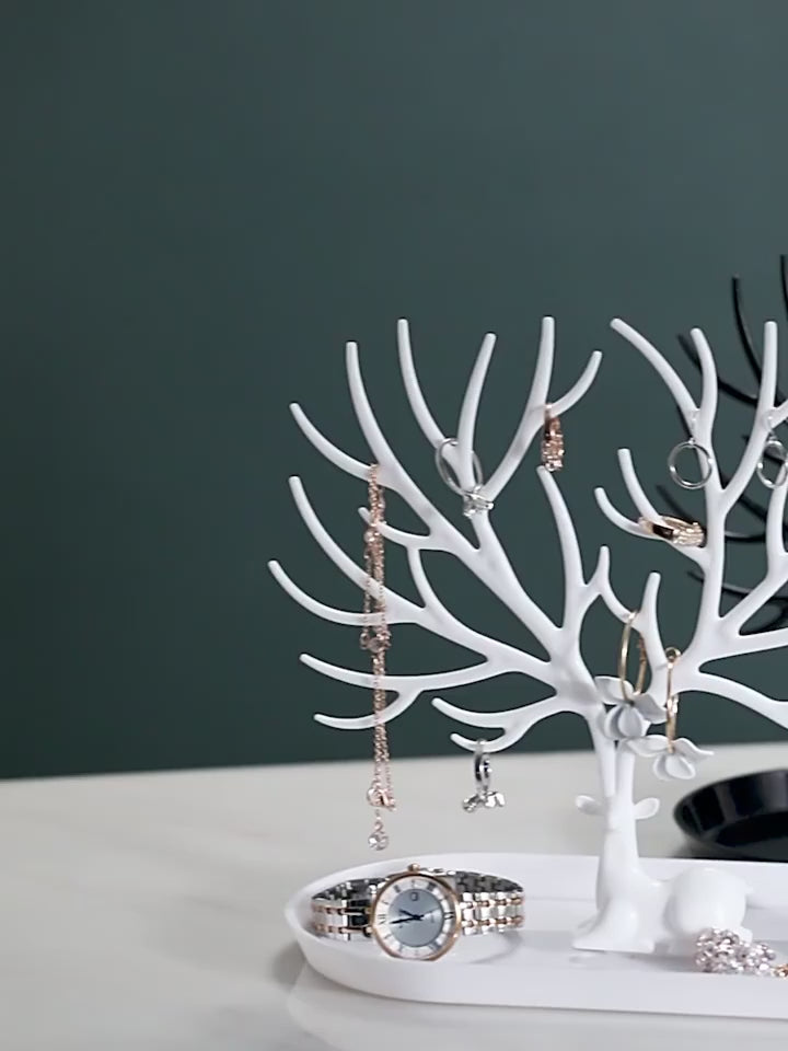 Jewelry Display Stand Tray Tree Storage Rack